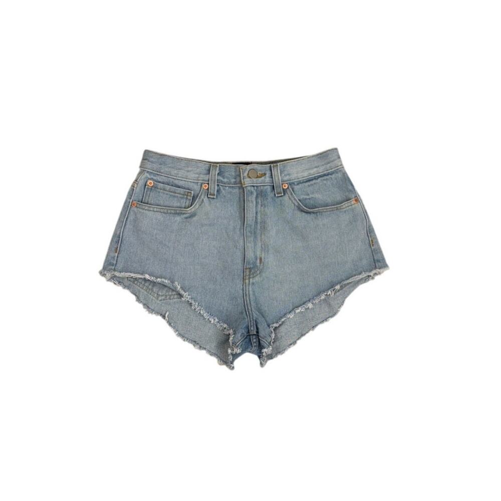 Urban Outfitters BDG High Rise Cheeky Shorts Denim Jorts Cut Off Distressed 28